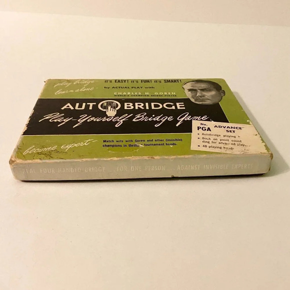 Vintage 1950 Autobridge Game Advanced Set  Charles H Goren - Picture 2 of 16